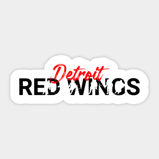 Deteoit red wings team Sticker